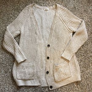 Garage Chunky Knit Boyfriend Cardigan